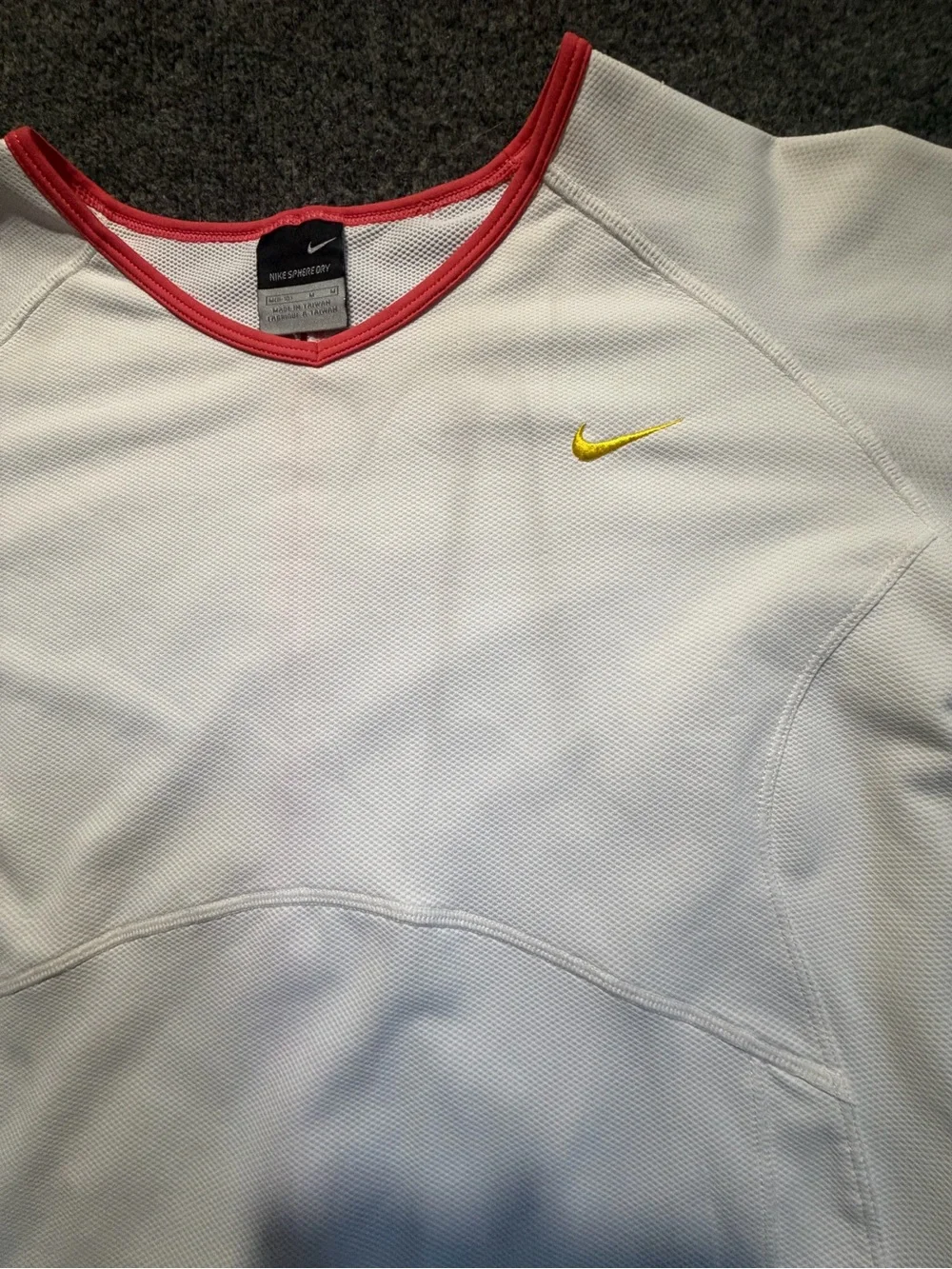 Vintage Nike White Long Sleeve Kids Tee